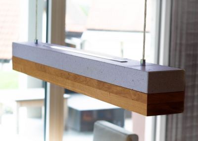 Haengeleuchte Lightbeton Holzleuchte Haengeleuchte Lightbeton Holzleuchte