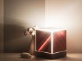 Ambientelicht Nachttischlampe Holzleuchte