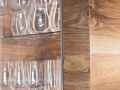 Glasvitrine Innendesign Vollholz